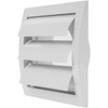 White Exhaust Hood Vent 4'' Inch with Built-in Pest Guard