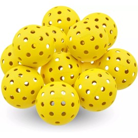 Pro Aviana Pickleball Balls Set Outdoor - USAPA Approved - 12 Pack - Yellow