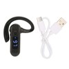 ASHATA Single Ear Bone Conduction Headset Bluetooth 5.2, Open Ear