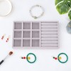 Velvet Jewelry Organizer Tray for Jewelry Storage – 6 Grid,