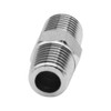 Uenede 6PCS 1/4 Inch NPT 304 Stainless Steel Hex Nipple