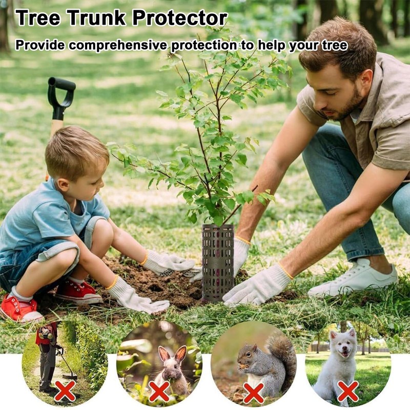 Tree Protection Trunk, 4 Pieces Tree Trunk Protection, Bark Protection,