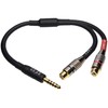 CESS-260 Balanced 4.4mm to RCA Female Jack Headphone Audio Adapter