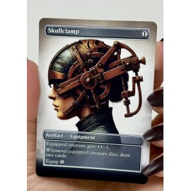 Skullclamp Proxy Card with Custom designed art