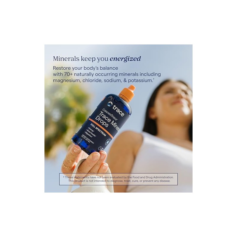 Trace Minerals Research - Concentrace Trace Mineral Drops - 8oz