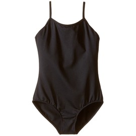 Bloch Dance Girls Parem Microlux Camisole Leotard, Black, 6X-7