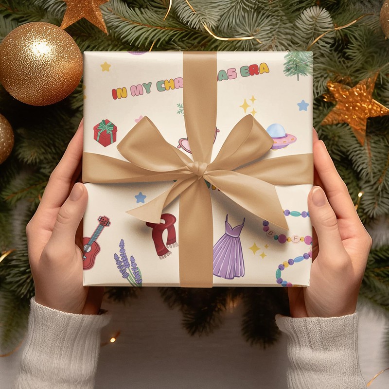 Bzelkry gift wrapping paper christmas