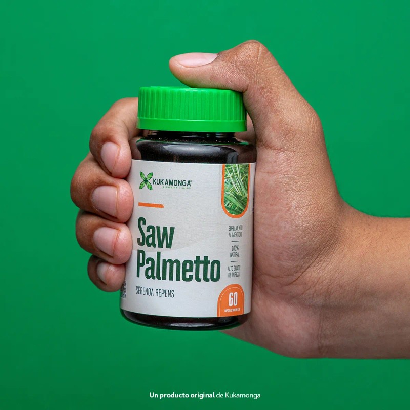 Kit 3 Saw Palmetto Apoyo Prosttico Natural 60 Cpsulas Sin