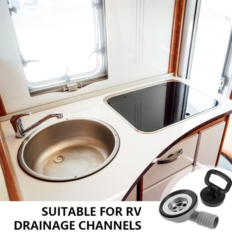 ZOYDP 50 mm Drain Fitting Sink, Camping Sink Drain, Camping