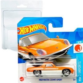 Friki Monkey Hot Wheels 1968 Mazda Cosmo Sport HW J-Imports 9/10 (118/250) Short Card Mattel 2023 + Blister & Protector Pack