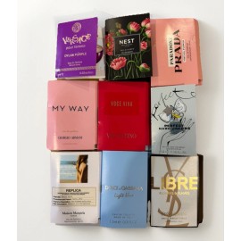 Perfume 9 Women Perfum Sample vials Set & Travel Lot New Plus 1 Free mystery scent