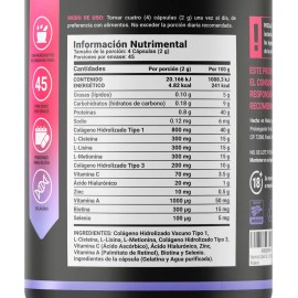 Vitaminas Cabello Mujer 180 Cápsulas Colágeno Life