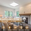 12 Inch Square LED Flush Mount Ceiling Light, 30W, 3000LM