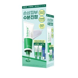 MAKE P:REM INTECA Set de regalo de crema calmante | Kit de 4 piezas que incluye crema INTECA y suero de ampolla reafirmante NMN NAD+ para todo tipo de