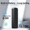 Computer Speakers for Desktop PC,Rechargeable Bluetooth Speaker,Small Computer Soundbar with