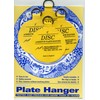 Invisible English Disc Adhesive Medium Plate Hanger Set (4-3 Inch