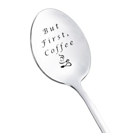 Coffee Gifts Spoons for Women Men Coffee Lovers Gift for Mom Dad But First Coffee Spoon Gifts for Papa Nana Coffee Spoon Coffee Lovers Gifts for Him Her Funny Tea Coffee Spoons