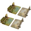 Rhixidenc 4 Sets Bed Rail Brackets, Bed Rail Fittings Heavy