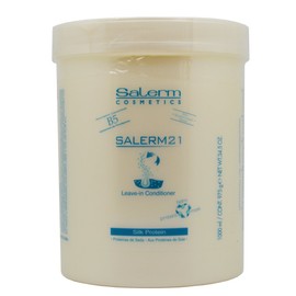 Salerm Cosmetics 21 LEAVE-IN Conditioner, B5 Provitamin Lipsomes & Silk Protein (34.5 oz - large tub size)