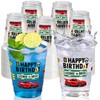 50 PCS Driver License Birthday Plastic Cups,12 OZ Clear Disposable