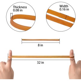 CAN 100 Pack LARGE Rubber Bands Heavy Duty Trash Can Band Strong Elastic For School