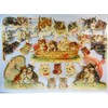 Glanzbilder Cat EF 7415 Wafer Pose Pictures Scrapbook Decoration GWI