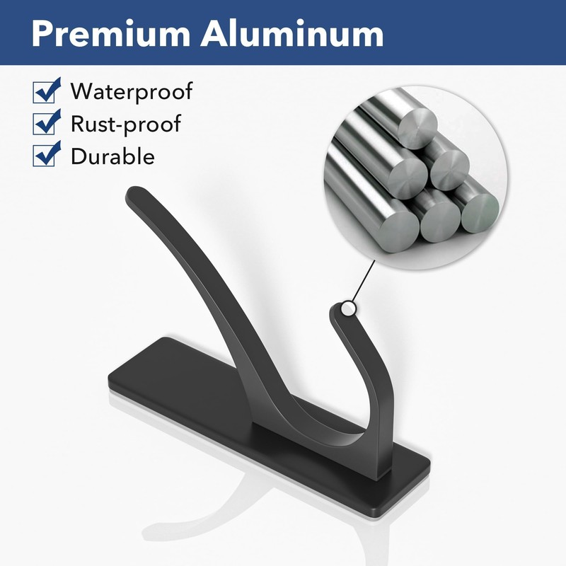 pickpiff Self Adhesive Coat Hooks for Hanging: Heavy Duty Stainless