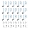 PATIKIL 1/8 Inch Cabinet Locks with Keys, 20 Pack Zinc