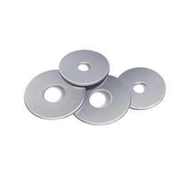 POTRRCIUSUER Flat Washers, Large Washers, 304 Stainless Steel (for M5, Outer Diameter 0.6 inch (16 mm), Thickness 0.04 inch (1 mm), Pack of 50