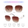 JOOX Large Square Sunglasses for Men and Women, UV400 Protection