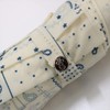Nifty Colors Bandana Mini 55 1572OF Folding Umbrella, Off-White, Ribs,
