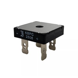 Solid State KBPC2506 Panel Mount Bridge Rectifier, Single Phase 600 V, 25 A, 4 Pins, 1.2 V