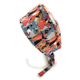 Scrub Hat Male Villains Cartoon Characters Animated Movies Cotton Fabric Cap Do-Rag Skull Multi Color