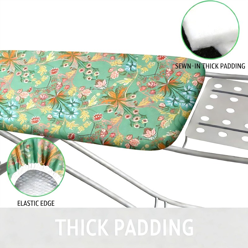 Inspirasa Thickened Ironing Board Cover and Sealing pad 15x54, Large-Sized