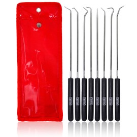 VViViD REV Juego de herramientas de gancho de acero (8 piezas finas)