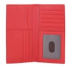GintaXen Slim Leather ID/Credit Card Holder Long Wallet with RFID