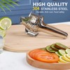 KAYCROWN Tomato Slicer Holder, Lemon Cutter Slicer for Slicing, Stainless