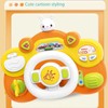 Baby Steering Wheel Toy Multifuntional Lighting Effects Educational Musical Steering