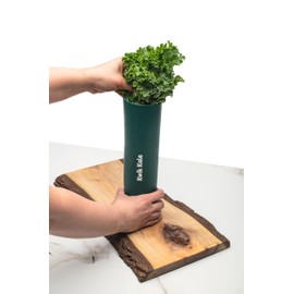 Kwik Kale Salad Massager - Silicone Tube Kitchen Gadget - Ridges to Enhance Flavor & Texture - Dishwasher Safe Cooking Essentials - Unique Cool Chef Must Haves along with Kale Stripper