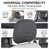 2 PCS Car Seat Headrest Cover, Breathable Stretch Fully Surrounded