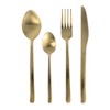 Chefmaker Set 16 cubiertos p/4 personas ENOLA G, mango redondo,