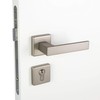 Gedotec Door Handle Set Aluminium Door Fittings Stainless Steel 1