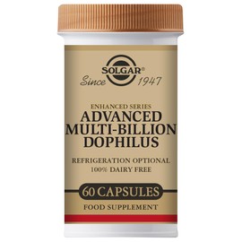 SOLGAR Solgar Advanced Multi-Billion Dophilus Vegetable Capsules - Pack of 120 - 4 Curated Strains of Beneficial Microorganisms - For Digestion and Immune Support - Vegan and Gluten Free