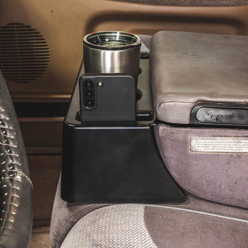 GlowShift Cup Holder Add-On Center Console Attachment Compatible with Dodge