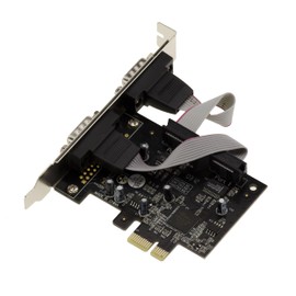 KALEA-INFORMATIQUE KALEA-INFORMATIQUE PCI Express PCIe Serial RS232 Controller-Karte mit 2 Ports und Oxford OXPCIe952 Chipsatz. Low und HIGH Profile Winkelst1cke.