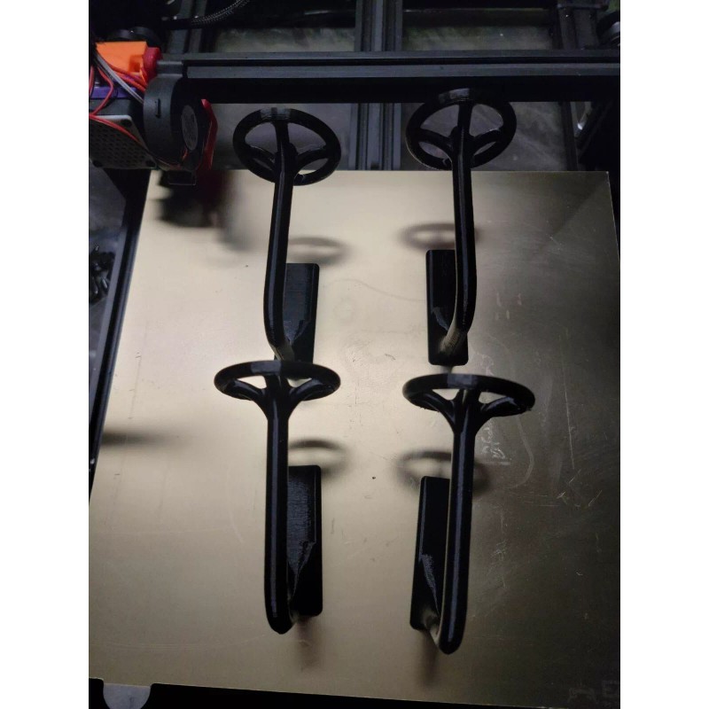 Football mini helmet wall hanger.  3d printed from PLA+, display