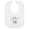 Azeeda 'Honey Bee' Soft Cotton Baby Bib (BI00058970)