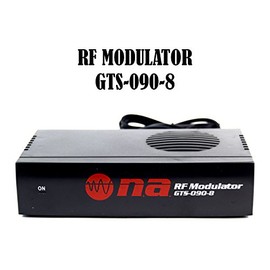 Universal RF Modulator RCA Audio Video to Coaxial Coax F-Type With S Video GTS-090-8