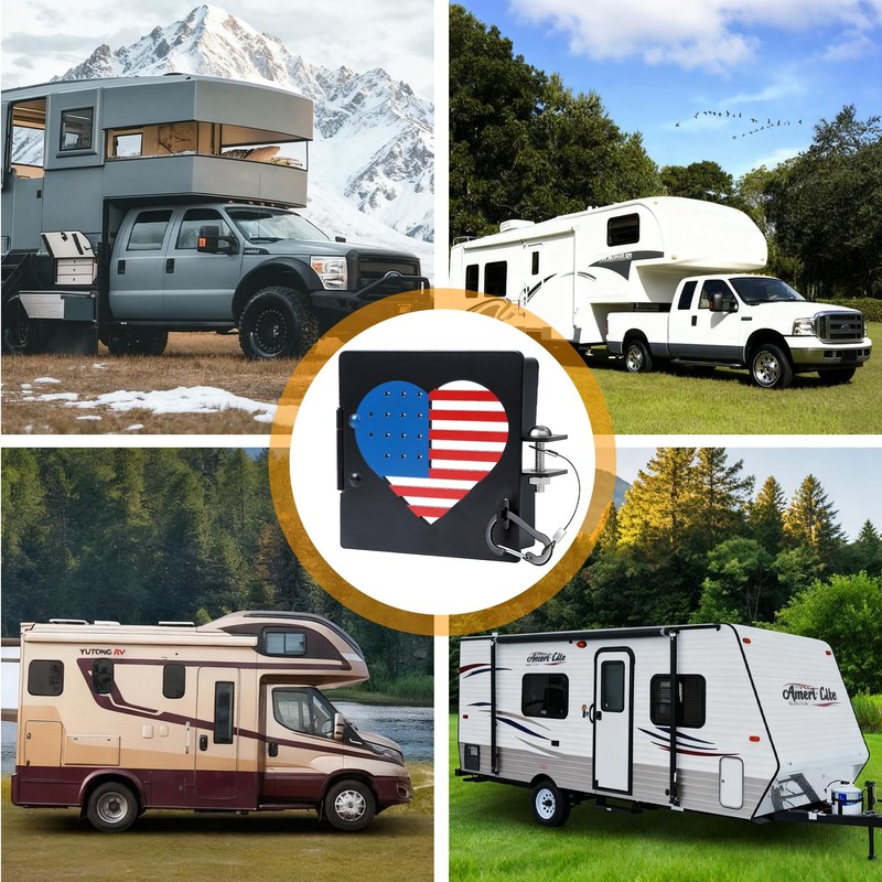 EIPTLOS RV Bumper End Cap 2 Pack, Universal Camper Bumpers