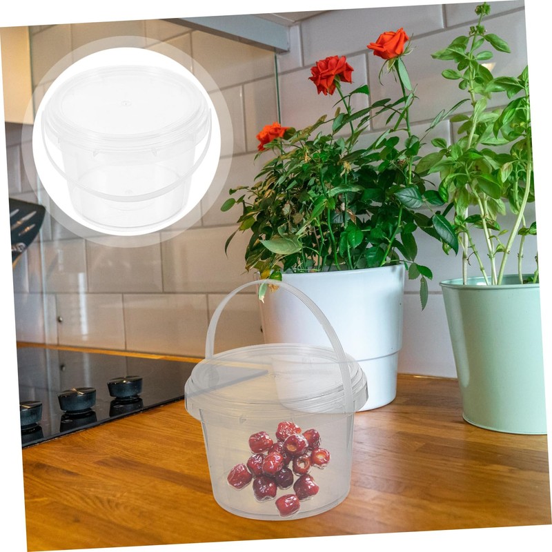 RORPOIR 10 Pcs Airtight Food Storage Buckets Dustproof Moisture Proof